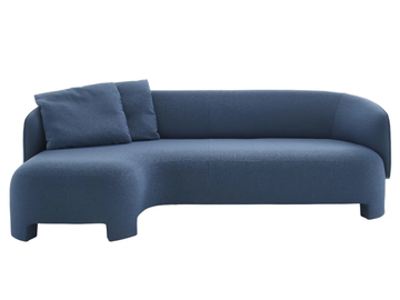 TARU - 3 seater fabric sofa with chaise longue by Ligne Roset - view 2